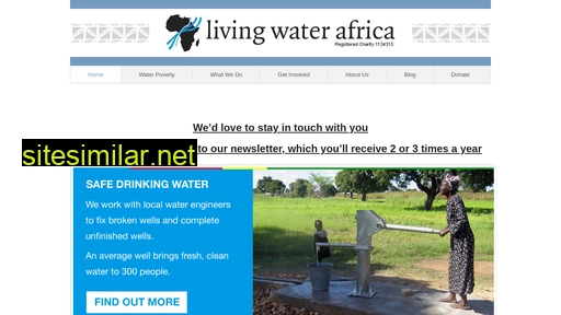 Livingwaterafrica similar sites
