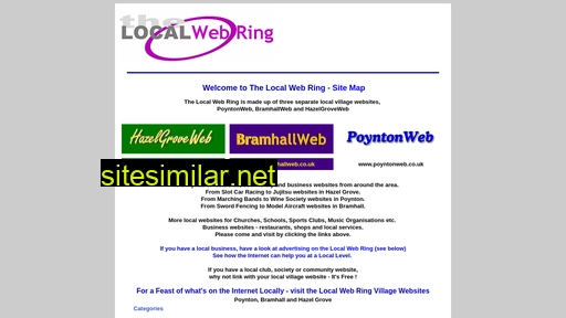 localwebring.co.uk alternative sites