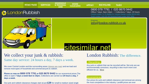 london-rubbish.co.uk alternative sites