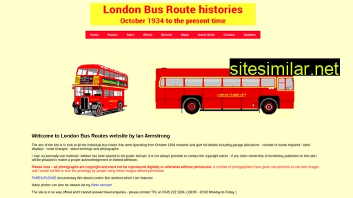 londonbuses.co.uk alternative sites