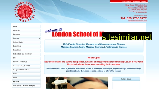 londonschoolofmassage.co.uk alternative sites