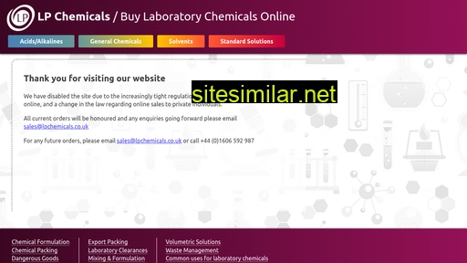 lpchemicals.co.uk alternative sites