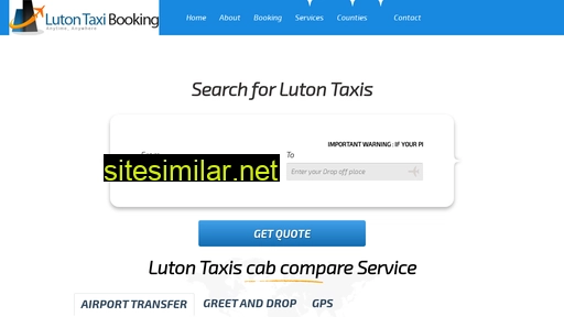 luton-taxi-booking.co.uk alternative sites