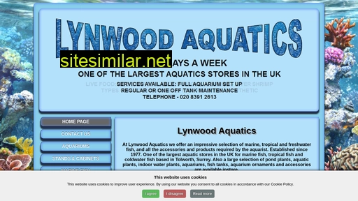 lynwoodaquatics.co.uk alternative sites