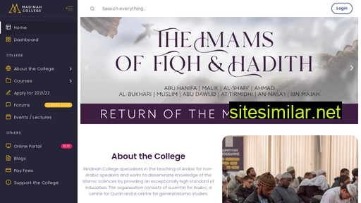 madinahcollege.uk alternative sites