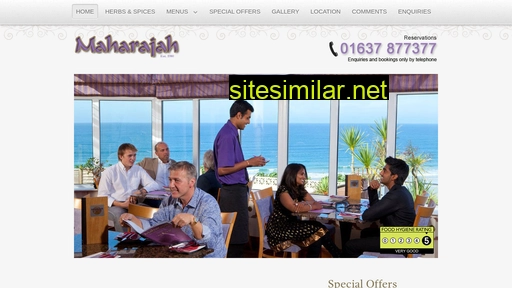 maharajah-restaurant.co.uk alternative sites