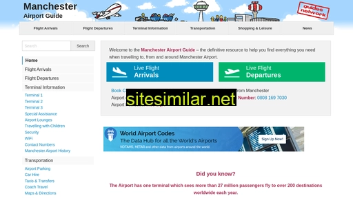 manchester-airport-guide.co.uk alternative sites