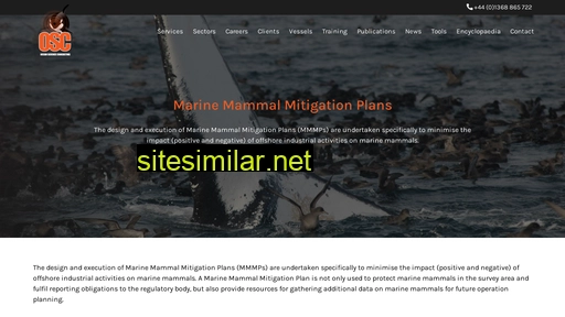 marinemammalmitigationplan.co.uk alternative sites