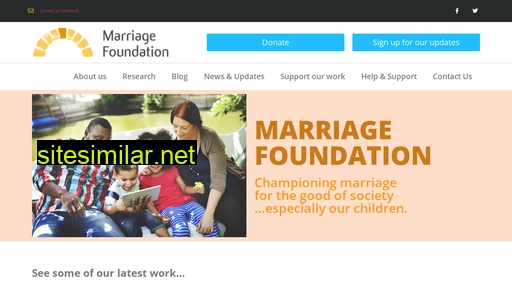 marriagefoundation.org.uk alternative sites