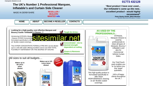 marquee-cleaner.co.uk alternative sites