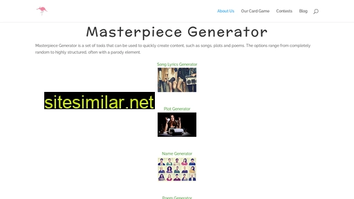 masterpiece-generator.org.uk alternative sites