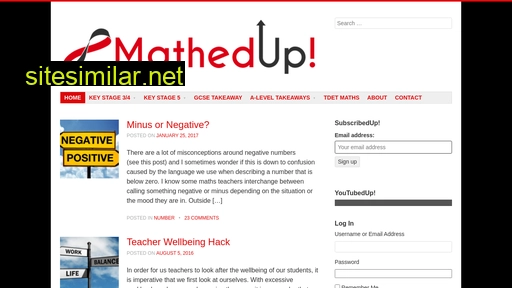 mathedup.co.uk alternative sites