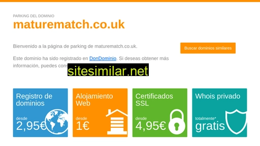 maturematch.co.uk alternative sites