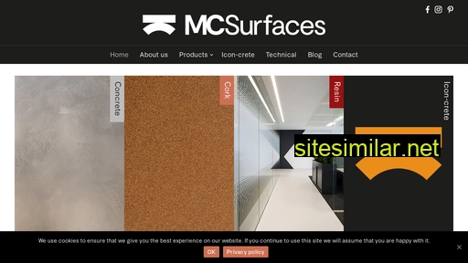mcsurfaces.co.uk alternative sites