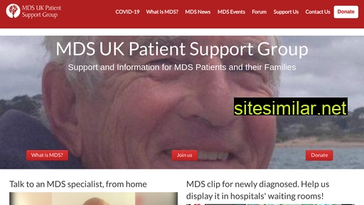 mdspatientsupport.org.uk alternative sites