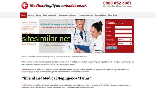 medicalnegligenceassist.co.uk alternative sites