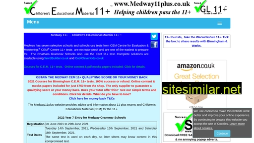 medway11plus.co.uk alternative sites