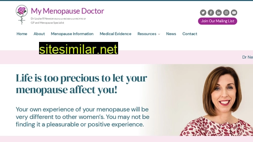 menopausedoctor.co.uk alternative sites