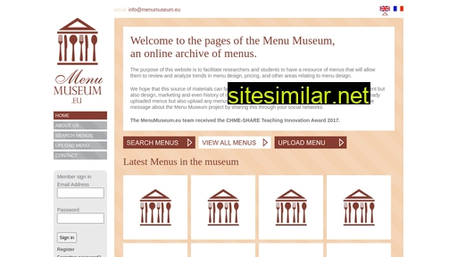 menumuseum.co.uk alternative sites