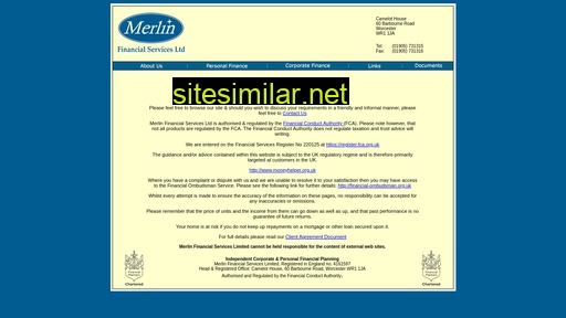 merlinfs.co.uk alternative sites