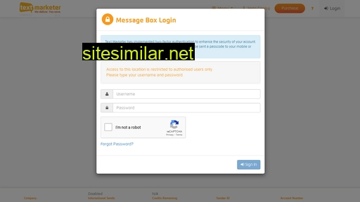 messagebox.textmarketer.co.uk alternative sites