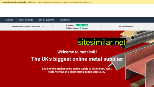 metals4u.co.uk alternative sites