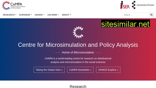 microsimulation.ac.uk alternative sites