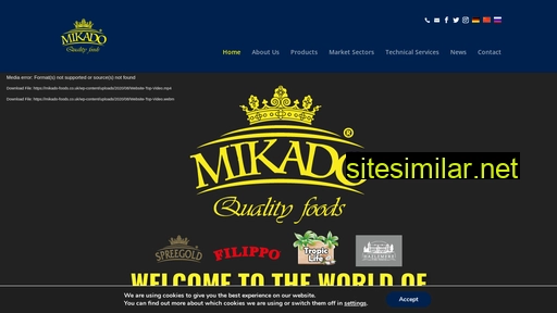 mikado-foods.co.uk alternative sites