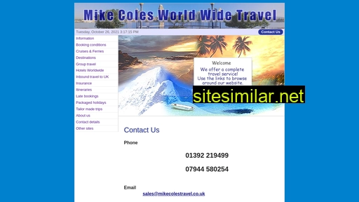 mike-coles-travel.co.uk alternative sites