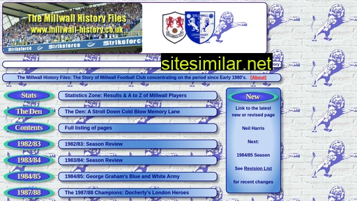 Millwall-history similar sites