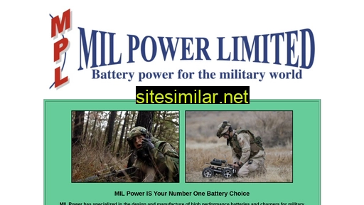 milpower.co.uk alternative sites