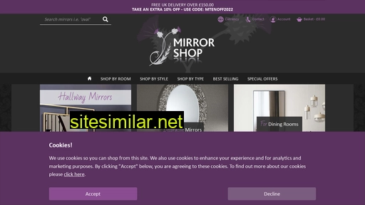 mirror-shop.co.uk alternative sites