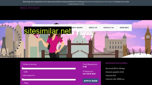 miss-payday.co.uk alternative sites
