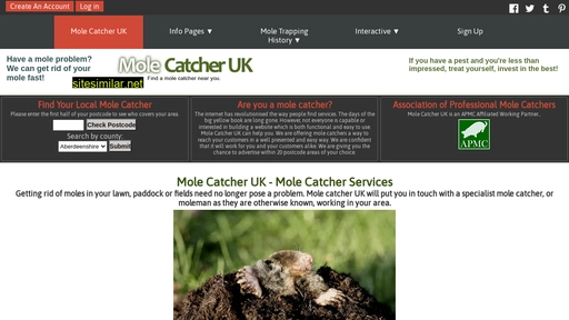 mole-catcher.co.uk alternative sites