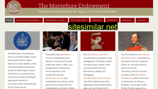 montefioreendowment.org.uk alternative sites