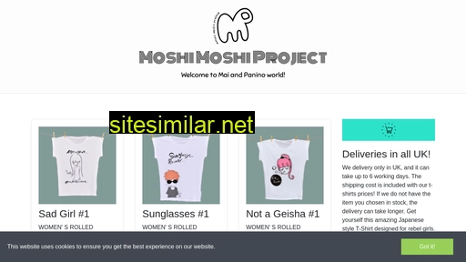 moshimoshiproject.co.uk alternative sites