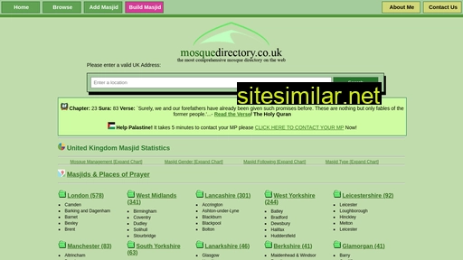 mosquedirectory.co.uk alternative sites