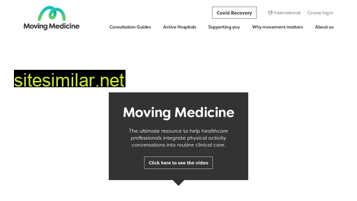 movingmedicine.ac.uk alternative sites
