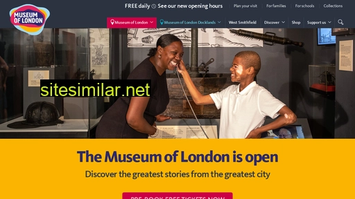 museumoflondon.org.uk alternative sites
