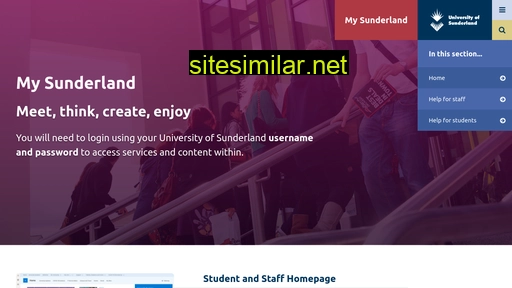 my.sunderland.ac.uk alternative sites