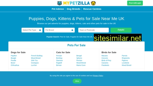 mypetzilla.co.uk alternative sites
