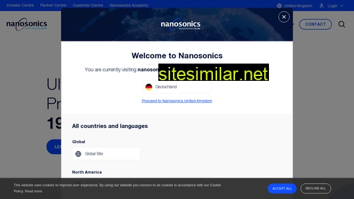 nanosonics.co.uk alternative sites