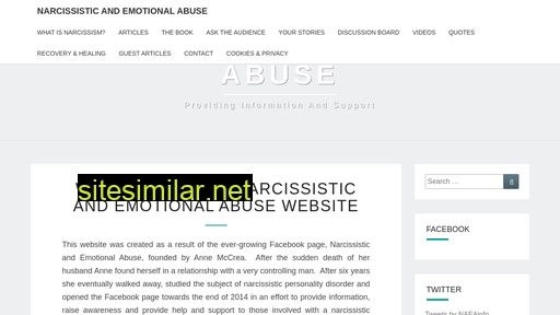 narcissisticandemotionalabuse.co.uk alternative sites
