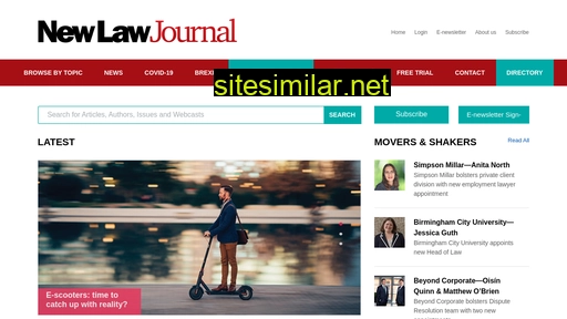Newlawjournal similar sites