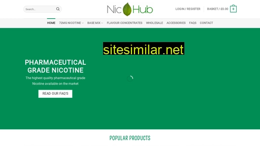 nicotinehub.co.uk alternative sites