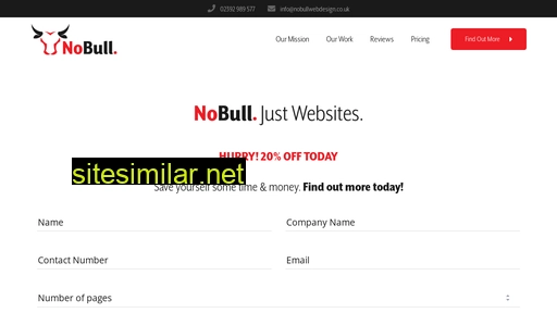 nobullwebdesign.co.uk alternative sites