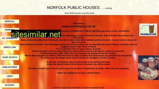 norfolkpubs.co.uk alternative sites