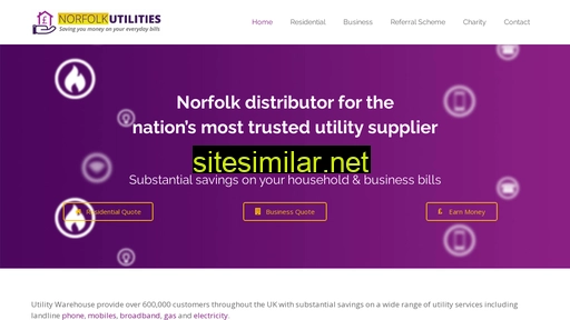 norfolkutilities.co.uk alternative sites