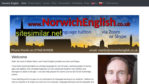 norwichenglish.co.uk alternative sites