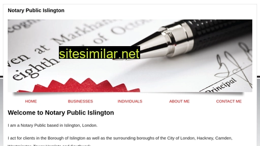 notarypublicislington.co.uk alternative sites